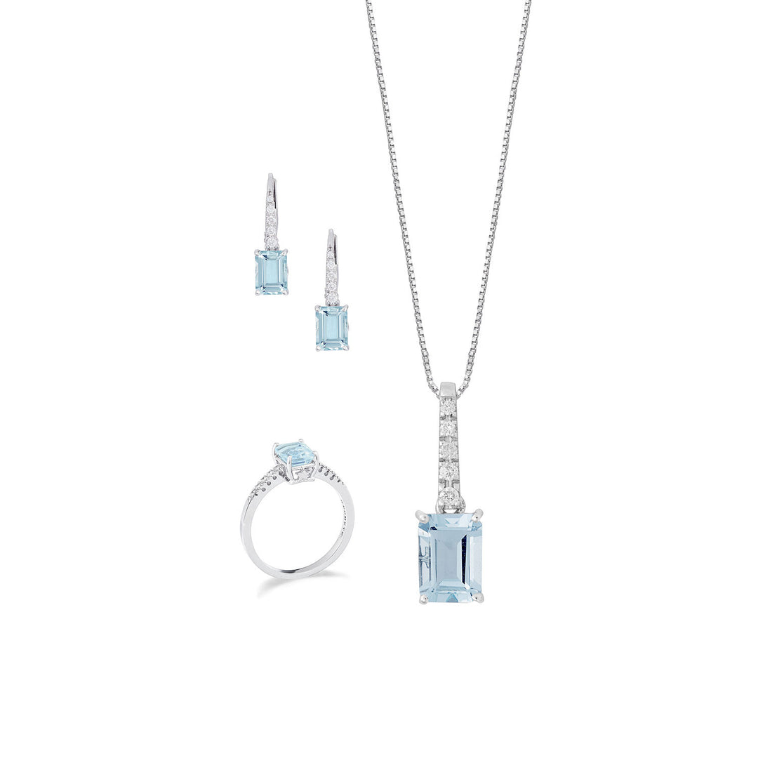 Bague, collier et boucles d&