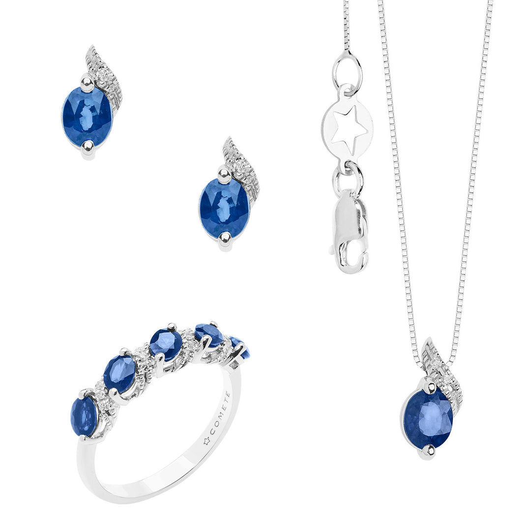 Collier, bague et boucles d&