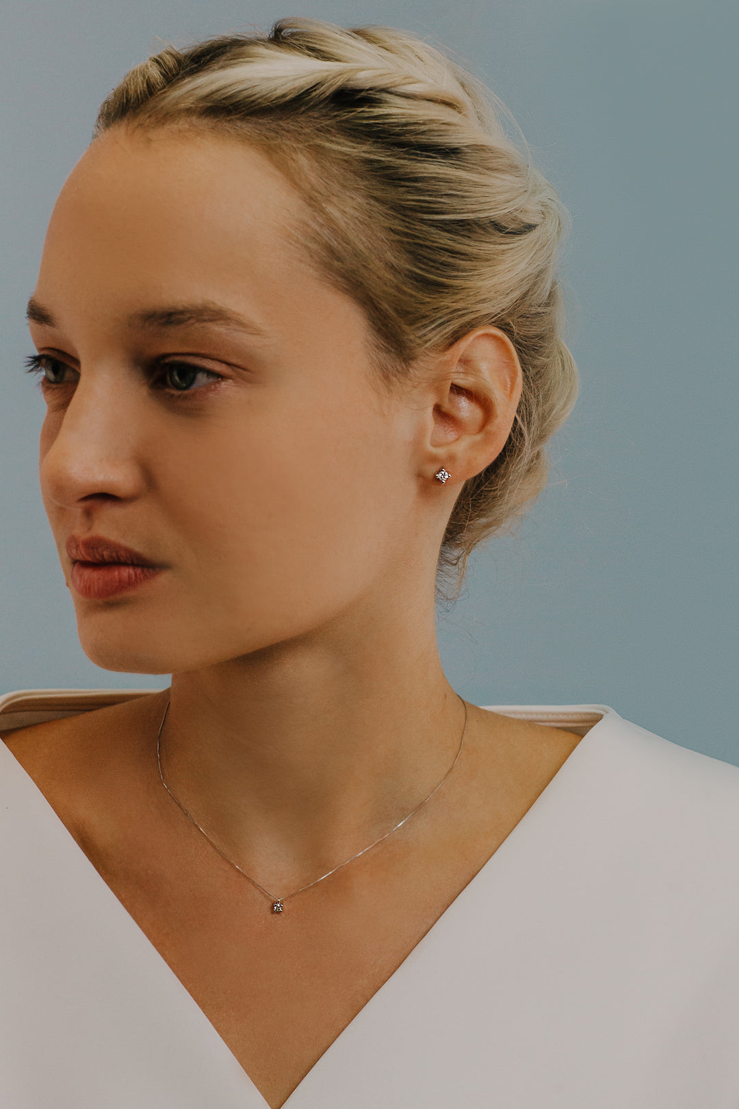 Comete Classic choker Light point in Gold and Diamond GLB983