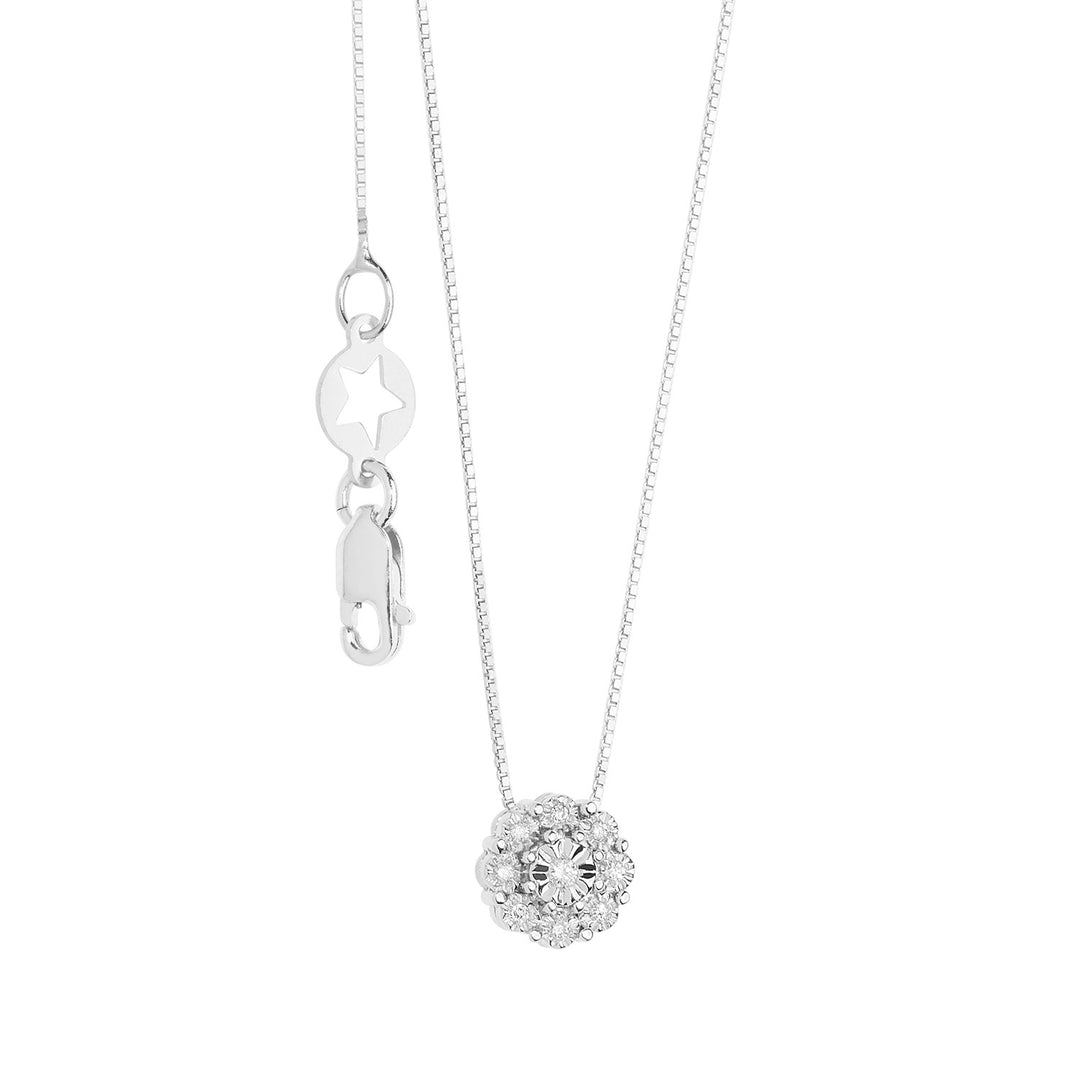 Comete-Halskette aus Weißgold und Diamanten Moments GLB1624