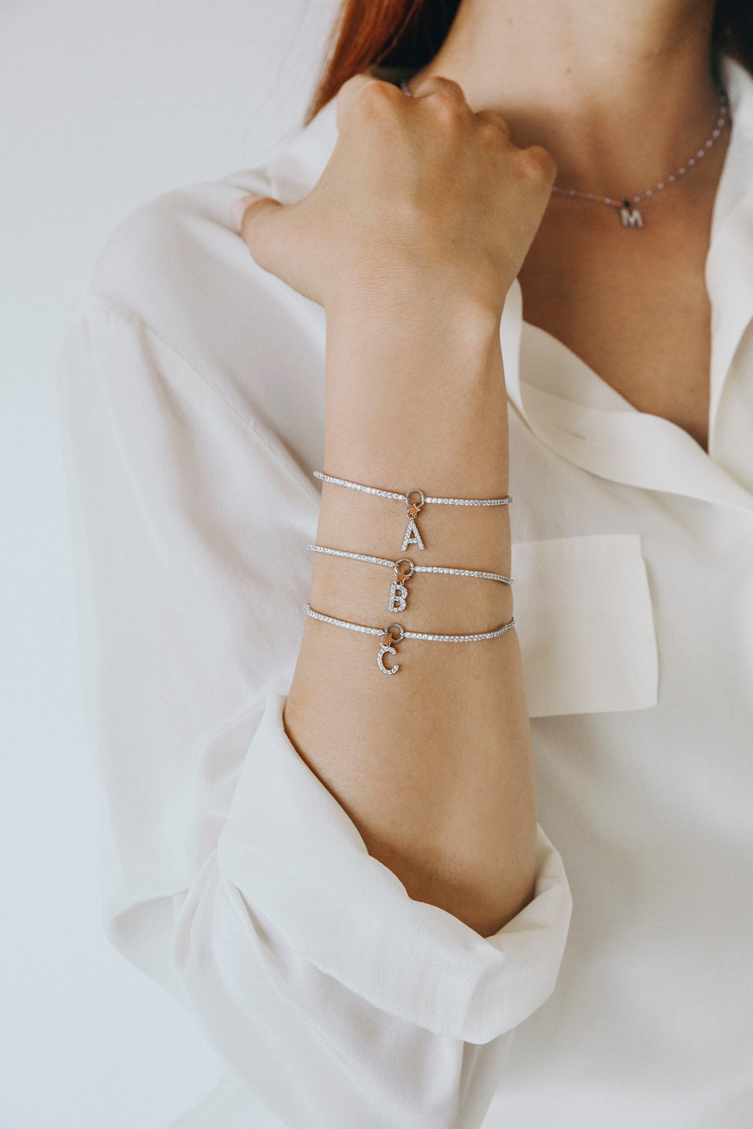 Comete Silver Bracelet Letter S BRA195