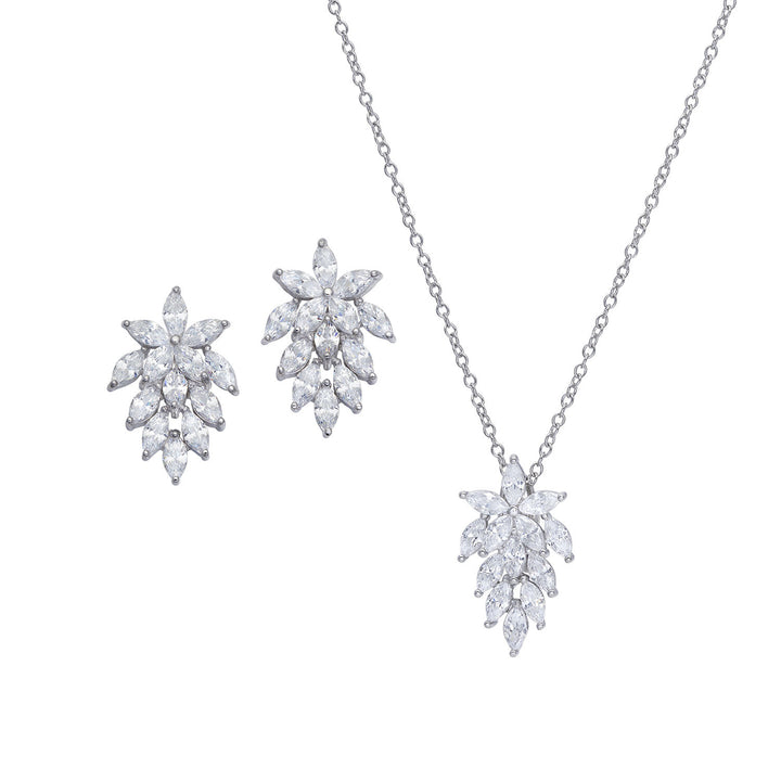Comete Collana e Orecchini in Zirconi bianchi Argento 925‰ KIT262210