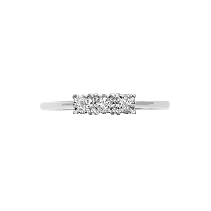 Comete-Trilogie-Ring aus Gold und Diamanten ANB2641