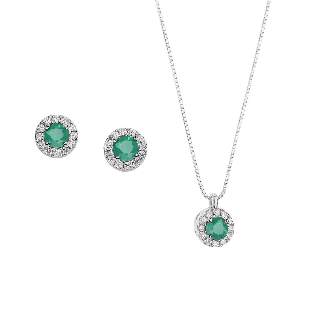 Collier ras du cou et boucles d&