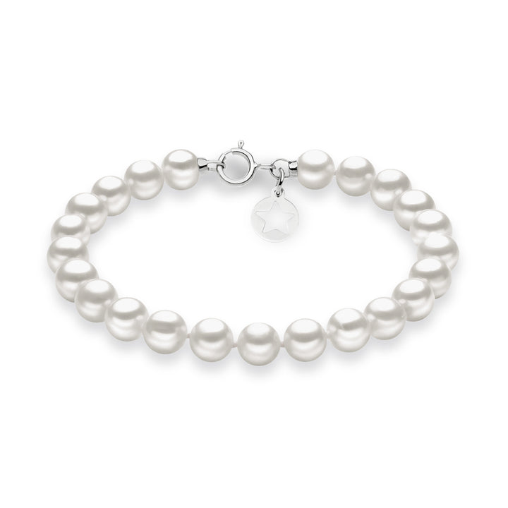 Comete Acquadolce Pearl Strand Bracelet in Gold BRQ110AM