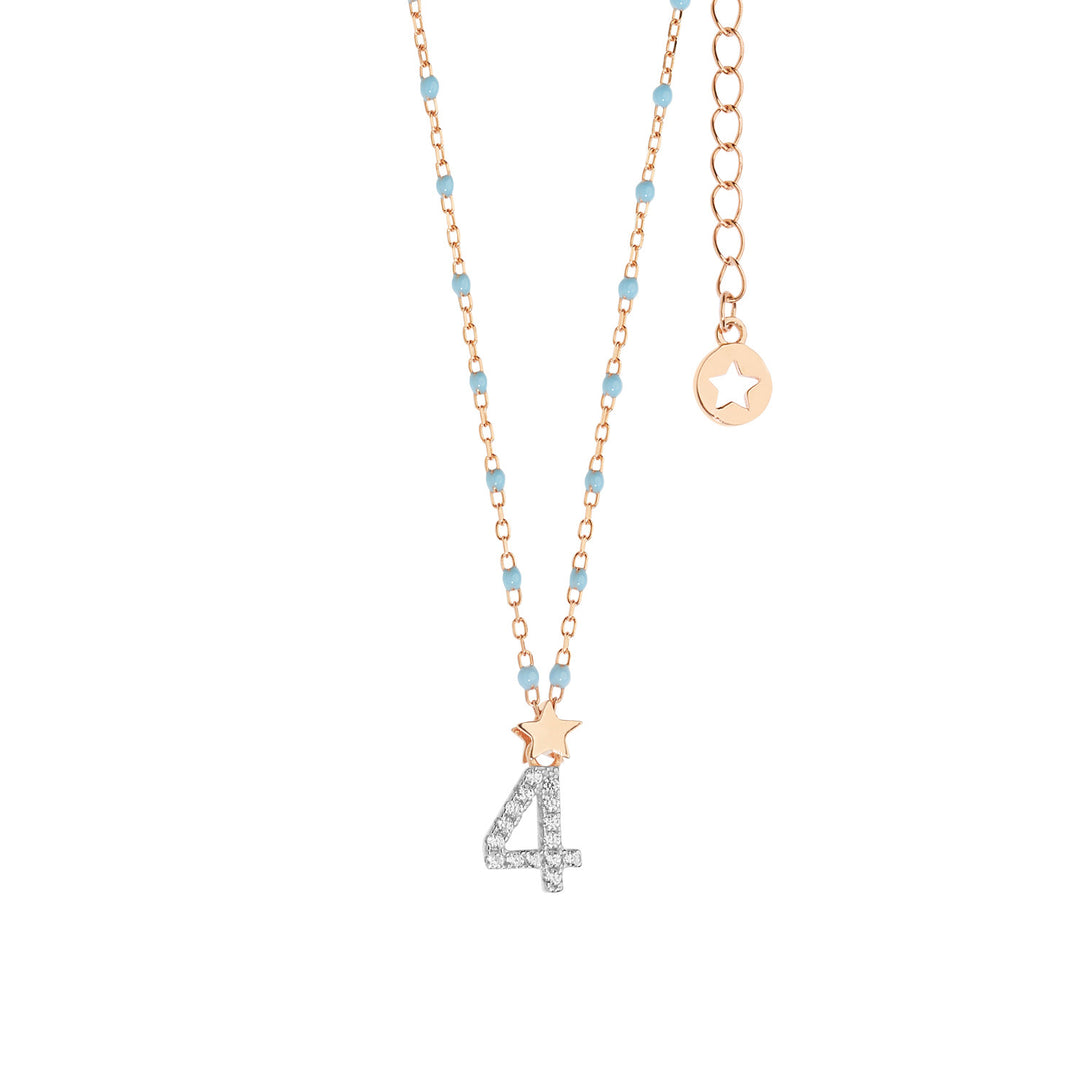Comete Girocollo in Argento numero 4 GLA202