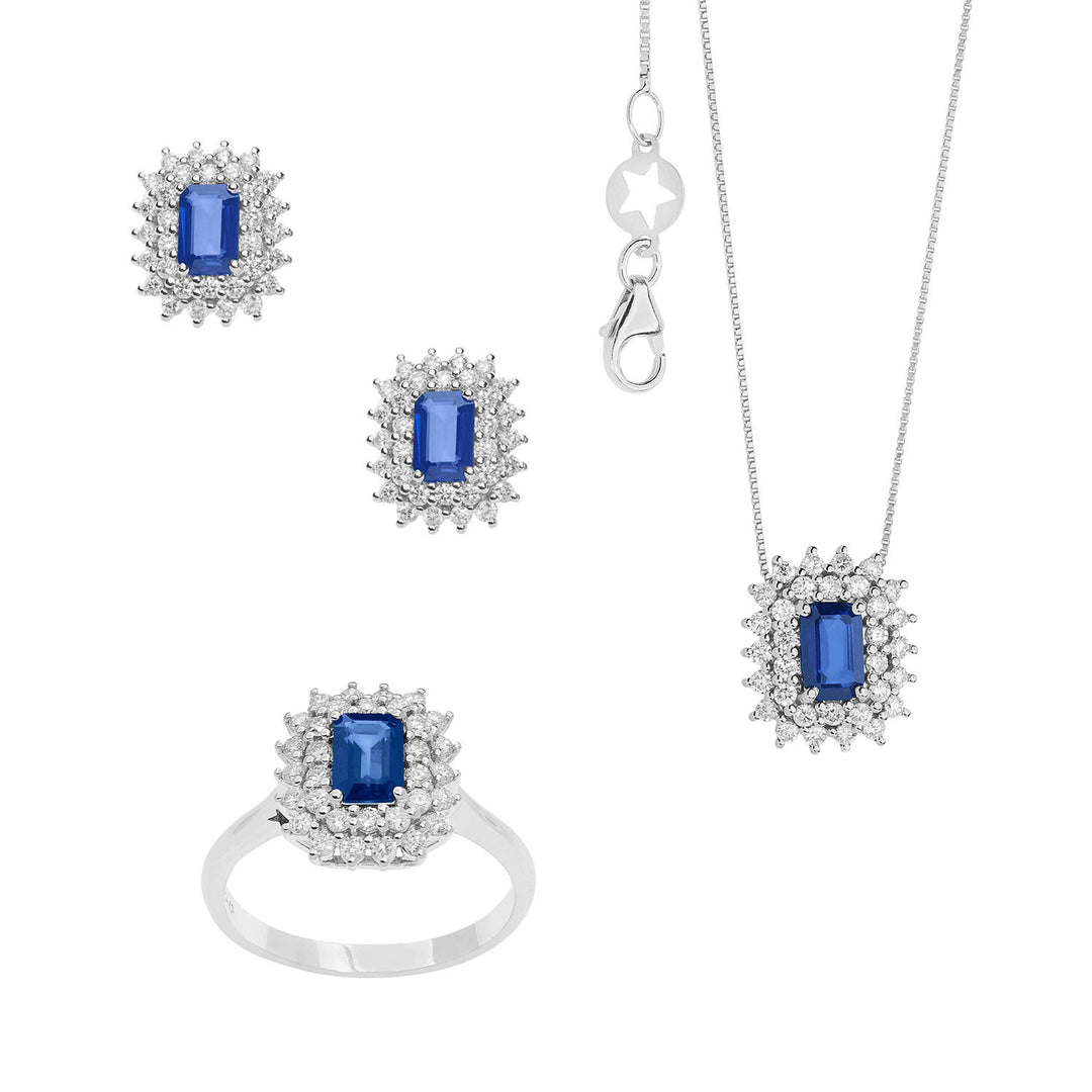 Collier, bague et boucles d&