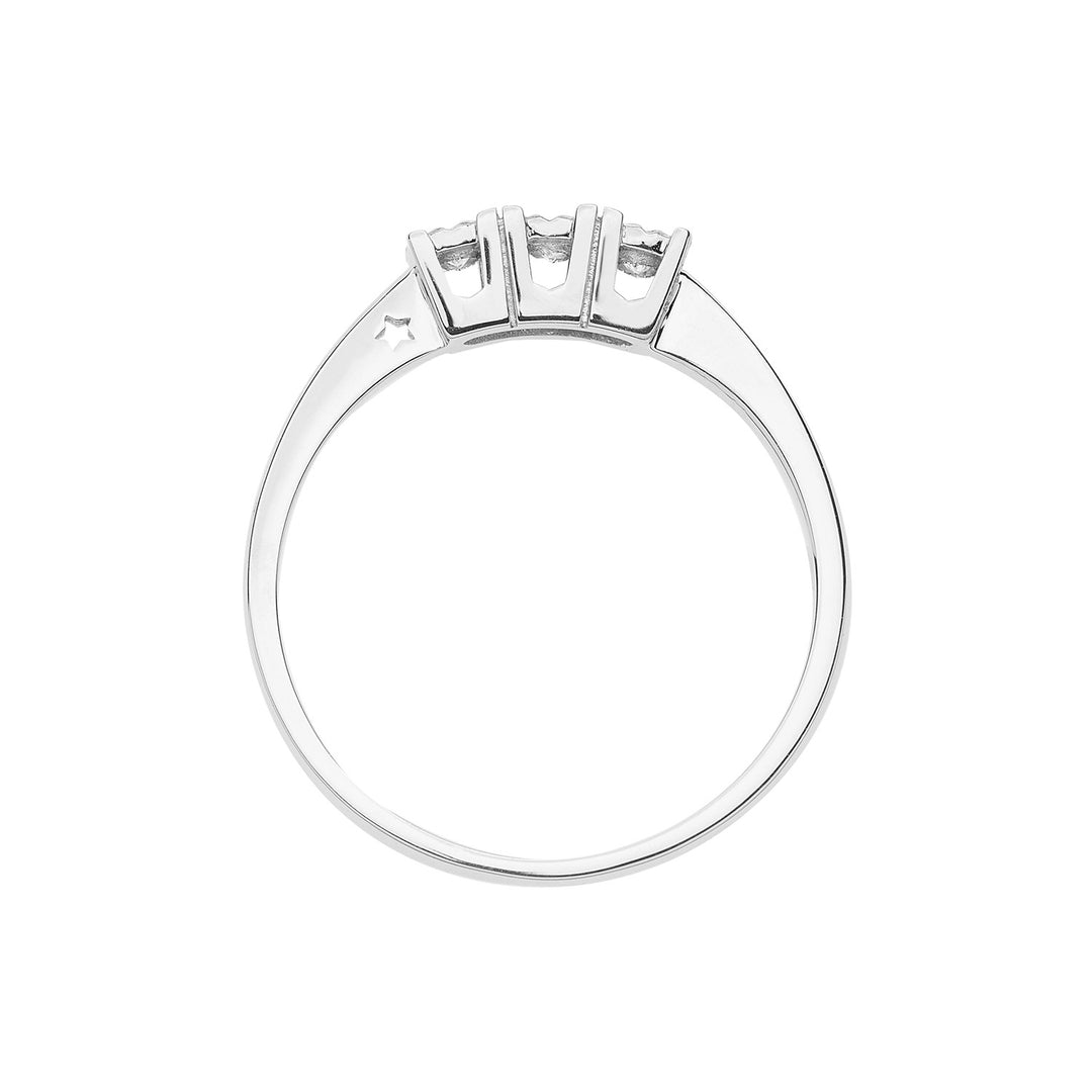 Comete-Trilogie-Ring aus Gold und Diamanten ANB2641