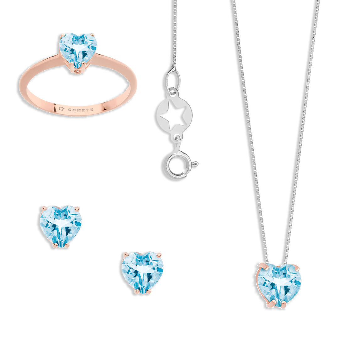 Collier, bague et boucles d&