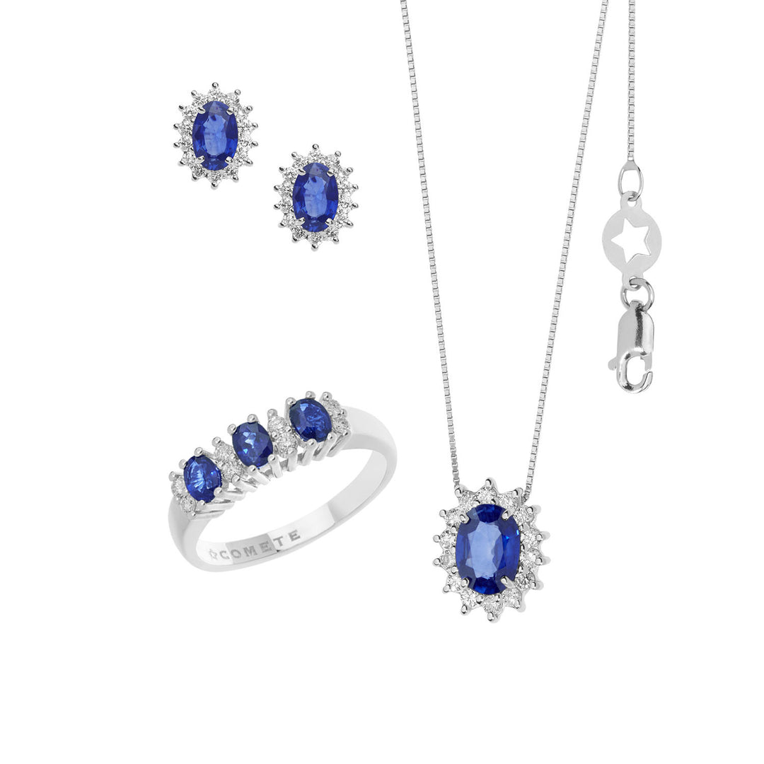 Collier, bague et boucles d&