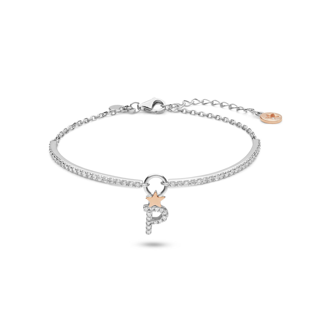 Comete Bracciale in Argento Lettera P BRA192