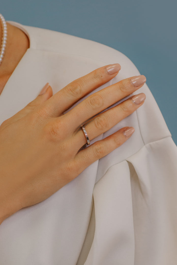 Comete Fedina in Argento Cuore Rosa Donna ANG106M11