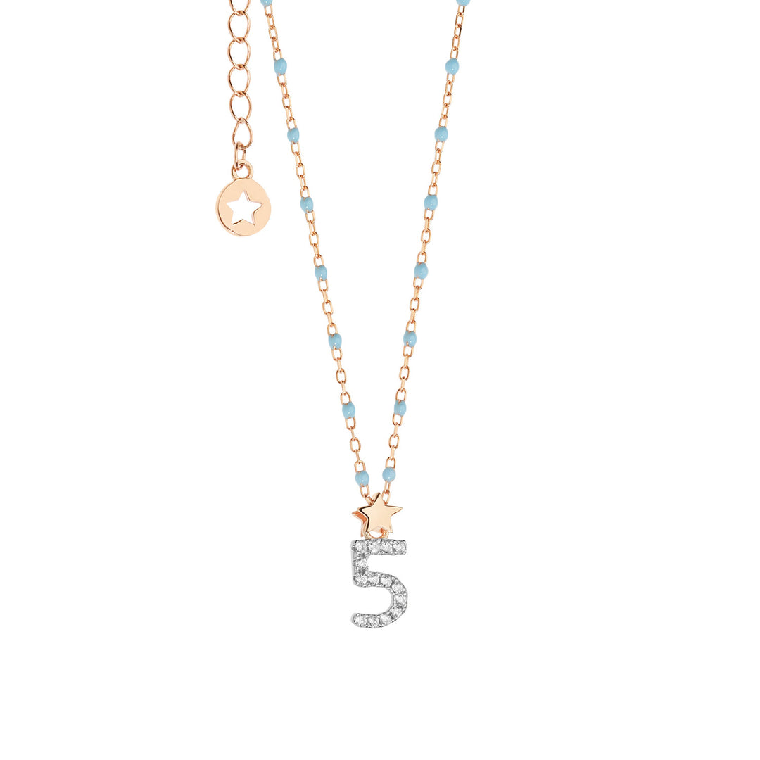 Comete Girocollo in Argento numero 5 GLA203