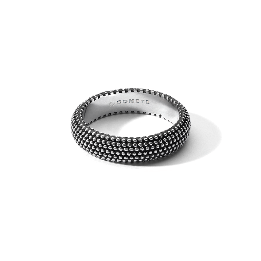 Comete-Ring aus 925‰ brüniertem Silber UAN130M24