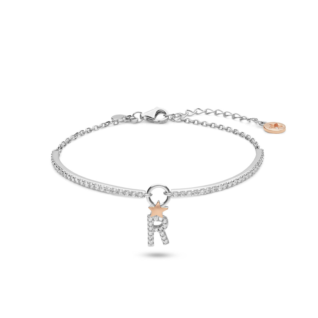 Bracelet Comete Argent Lettre R BRA194