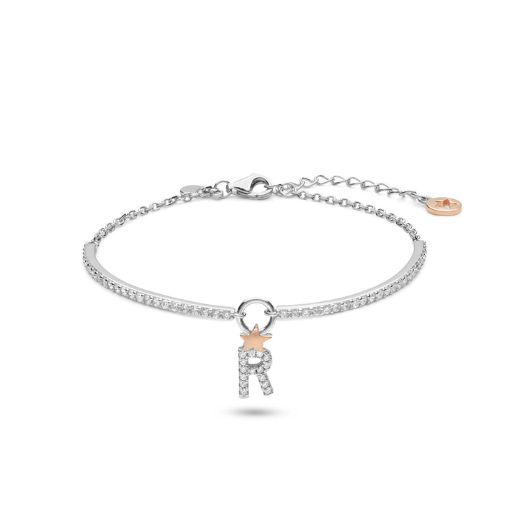 Bracelet Comete Argent Lettre R BRA194