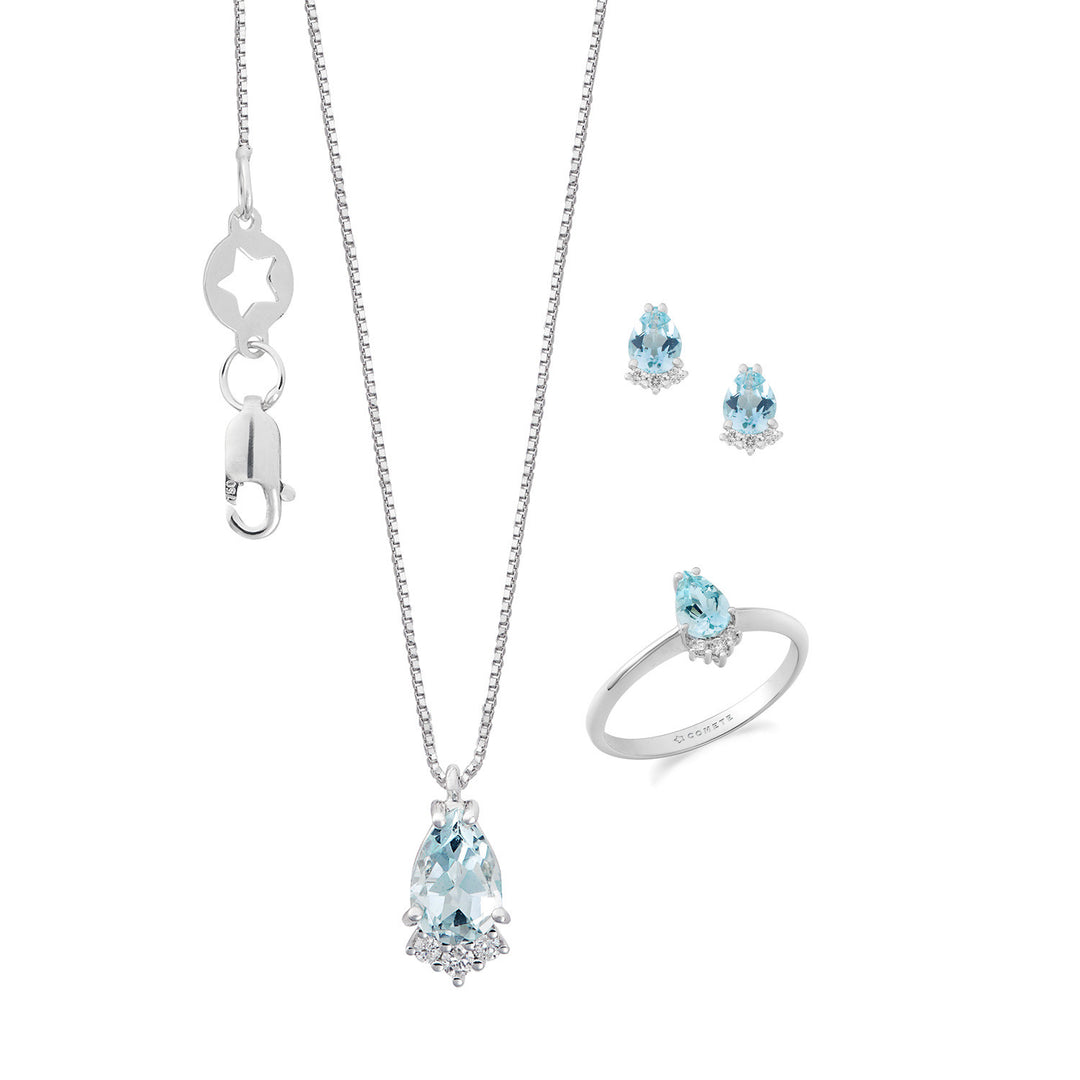 Comete Bague, collier et boucles d&