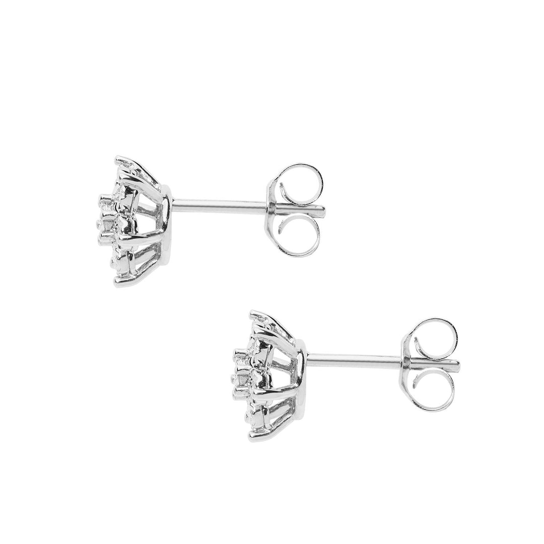 Comete Earrings in white gold and white diamonds Moments ORB1080