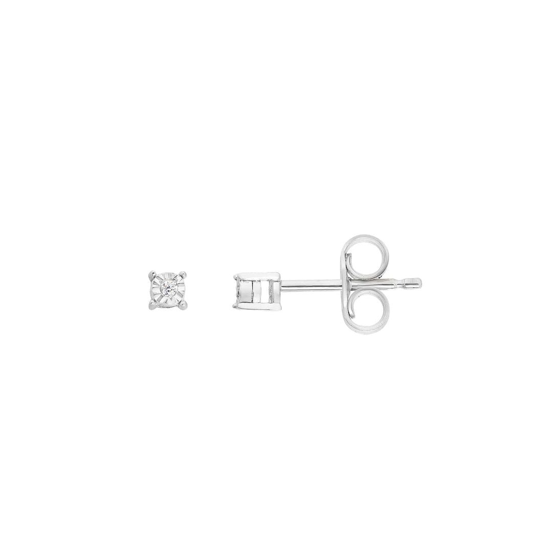 Comete Orecchini in Oro bianco 375‰ e Diamanti bianchi KORB1012