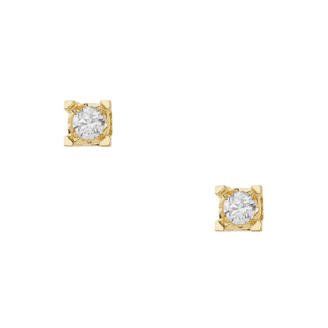 Comete Earrings Diamond light points in Gold and Diamonds ORB1008G