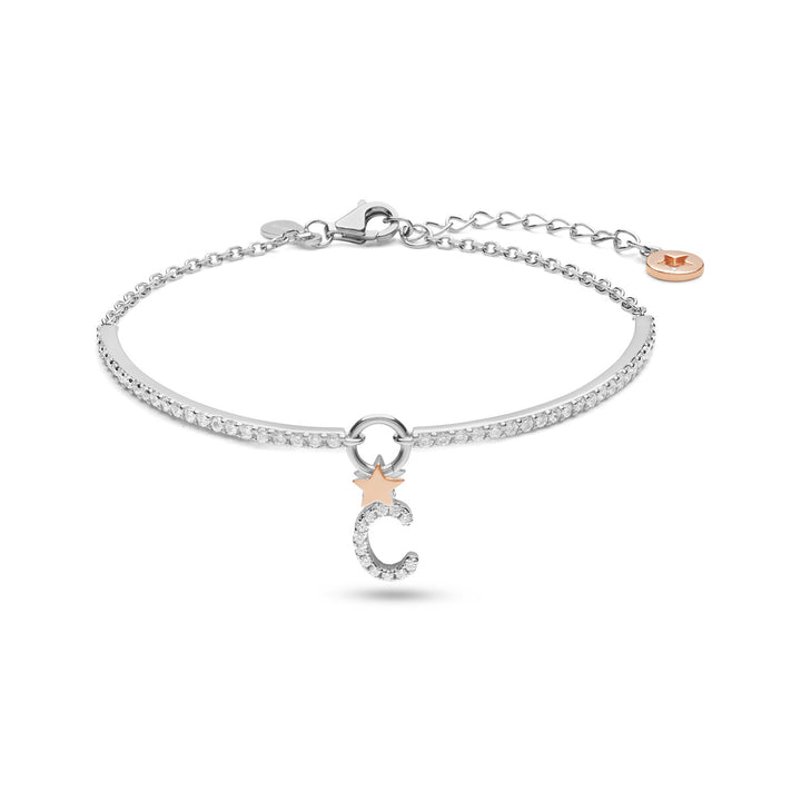 Bracelet Comete Argent Lettre C BRA179