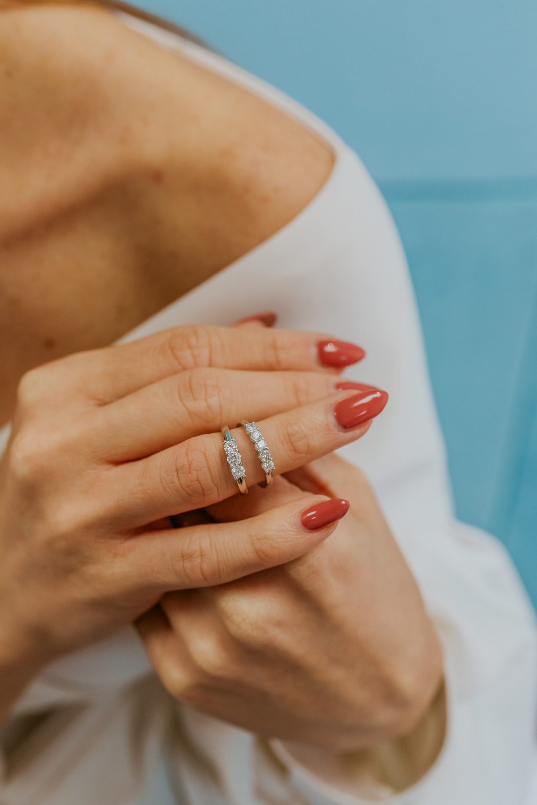 Comete Ring in 750‰ Gold and Diamonds ANB2731