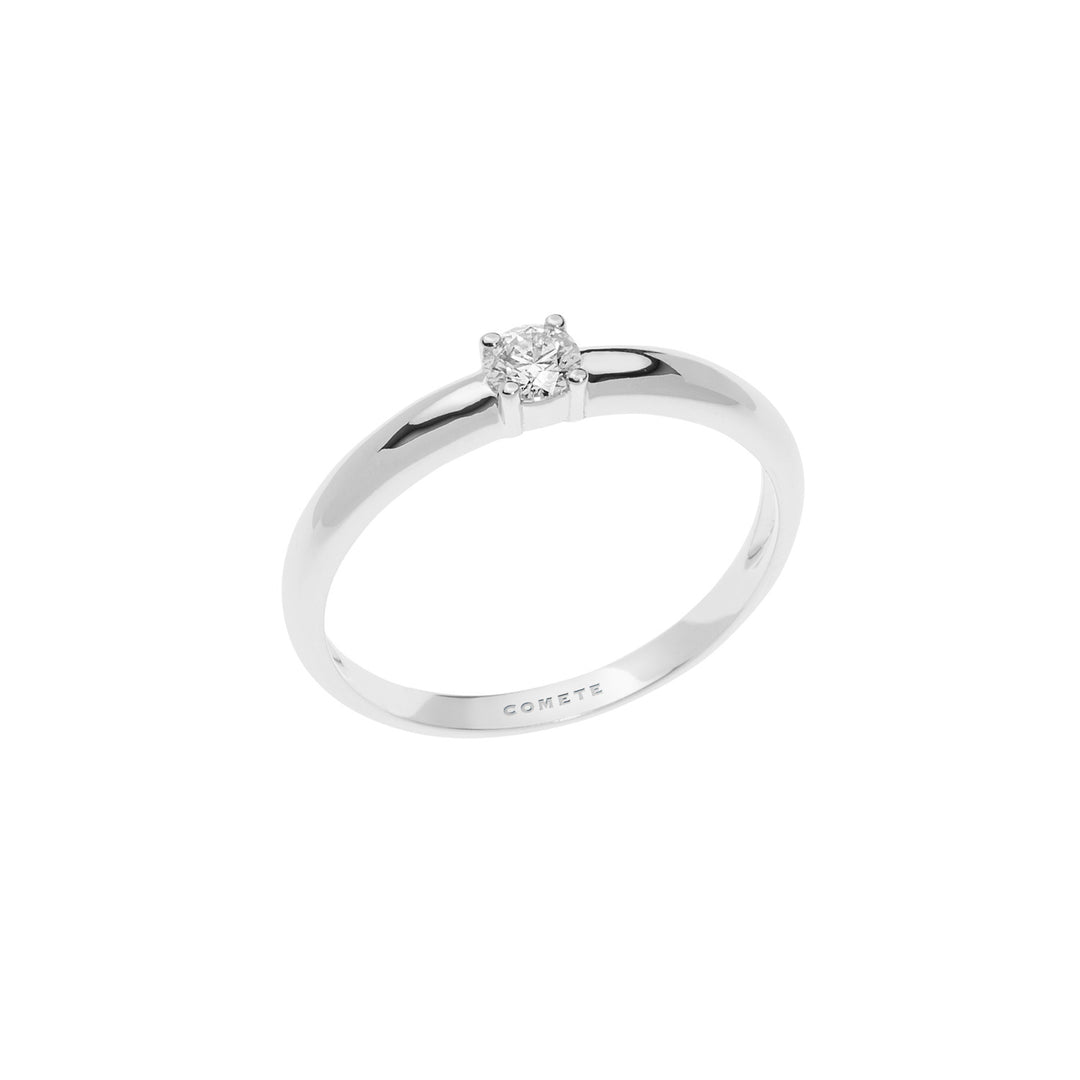 Comete Solitaire Ring in Gold and Diamond ANB2526