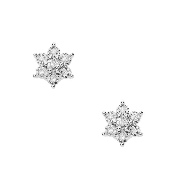 Comete Earrings in white gold and white diamonds Moments ORB1080