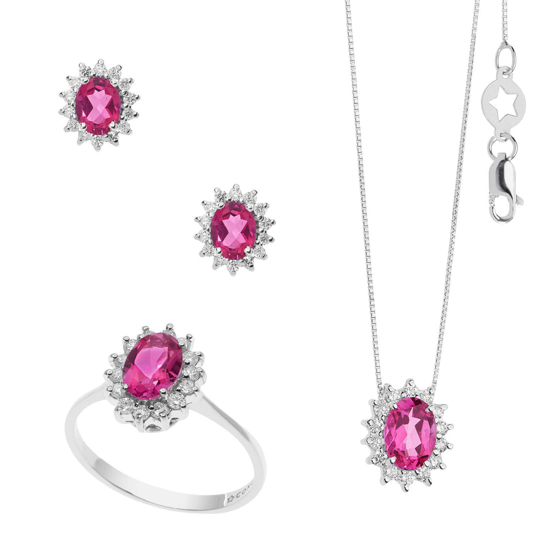 Collier, bague et boucles d&