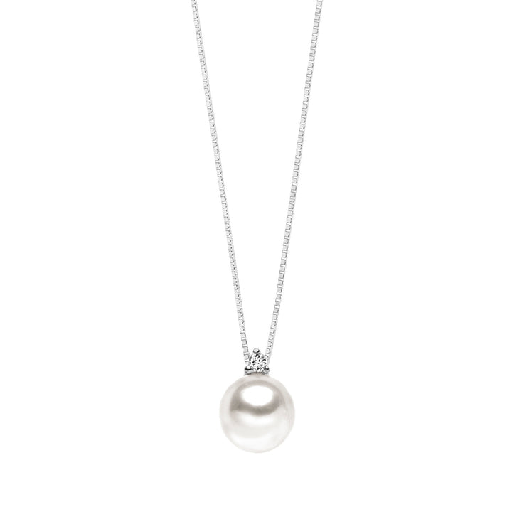Collier de perles Comete Light Point en or et diamant GLP432