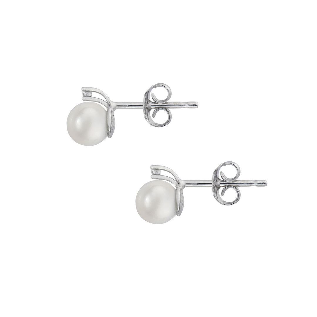 Comete-Ohrringe mit Perle aus Gold und Diamant ORP766