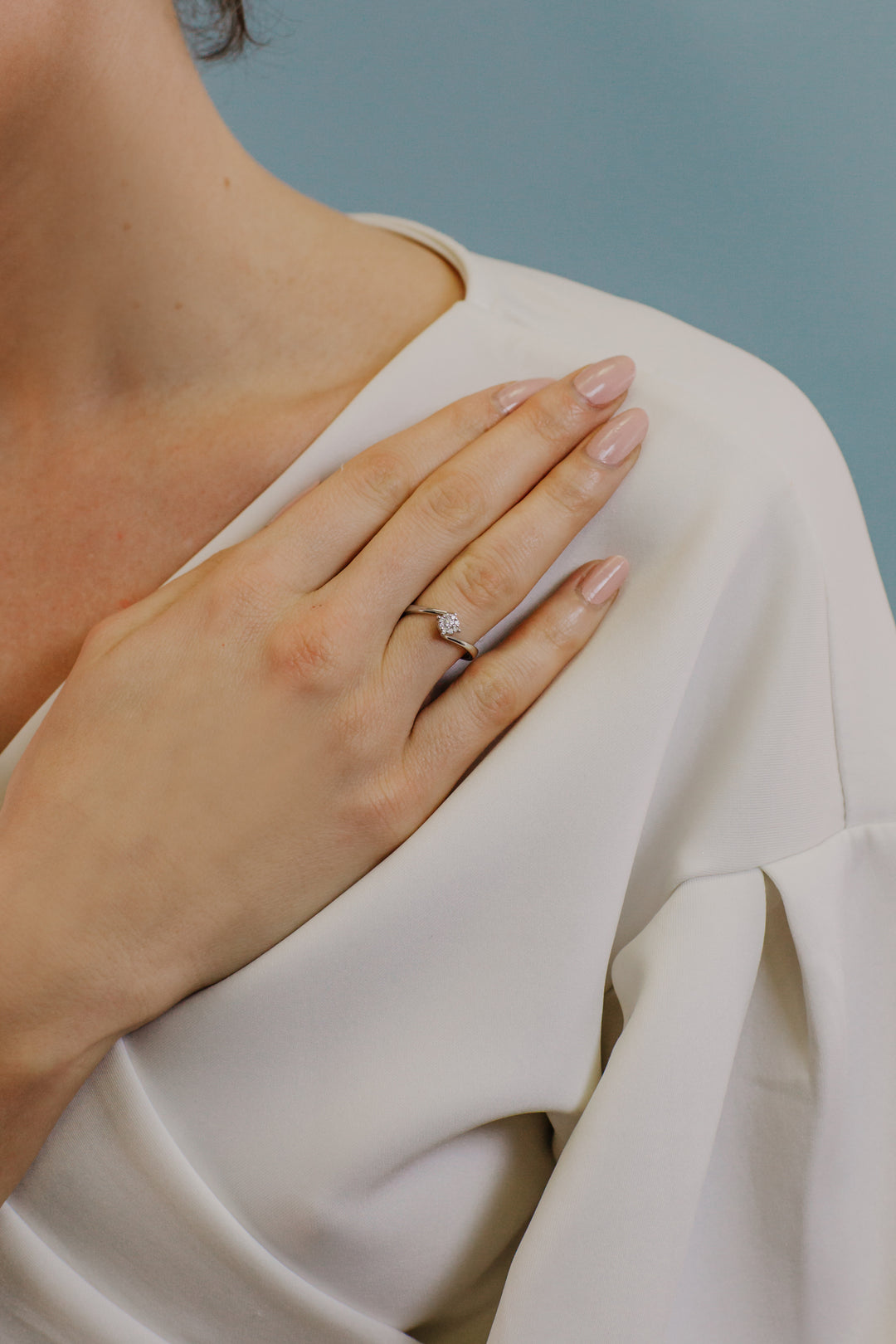 Comete Anello in Oro Rose di Diamanti ANB2648