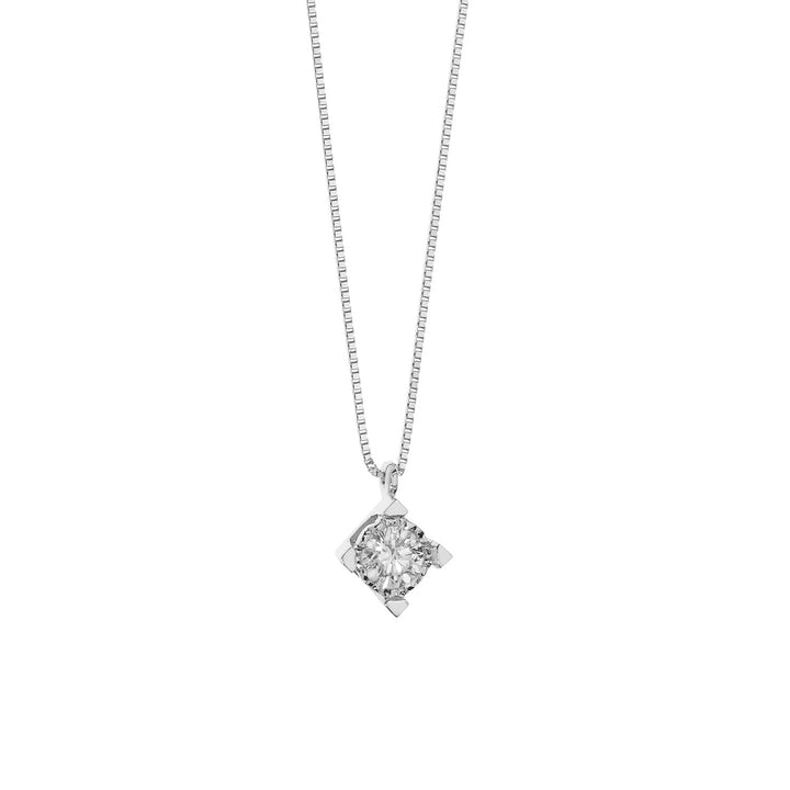 Collier Comete Point lumineux Diamant en Or et Diamant GLB1537