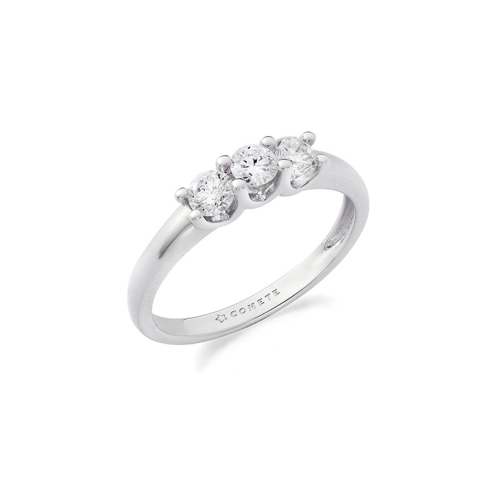 Comete Anello Oro bianco 750‰ e Diamanti ANB2738