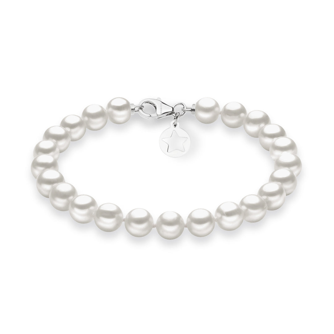 Comete Acquadolce Pearl Strand Bracelet in Gold BRQ114S