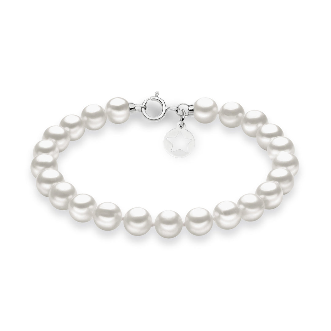 Comete Acquadolce Perlenstrang-Armband in Gold BRQ112AM