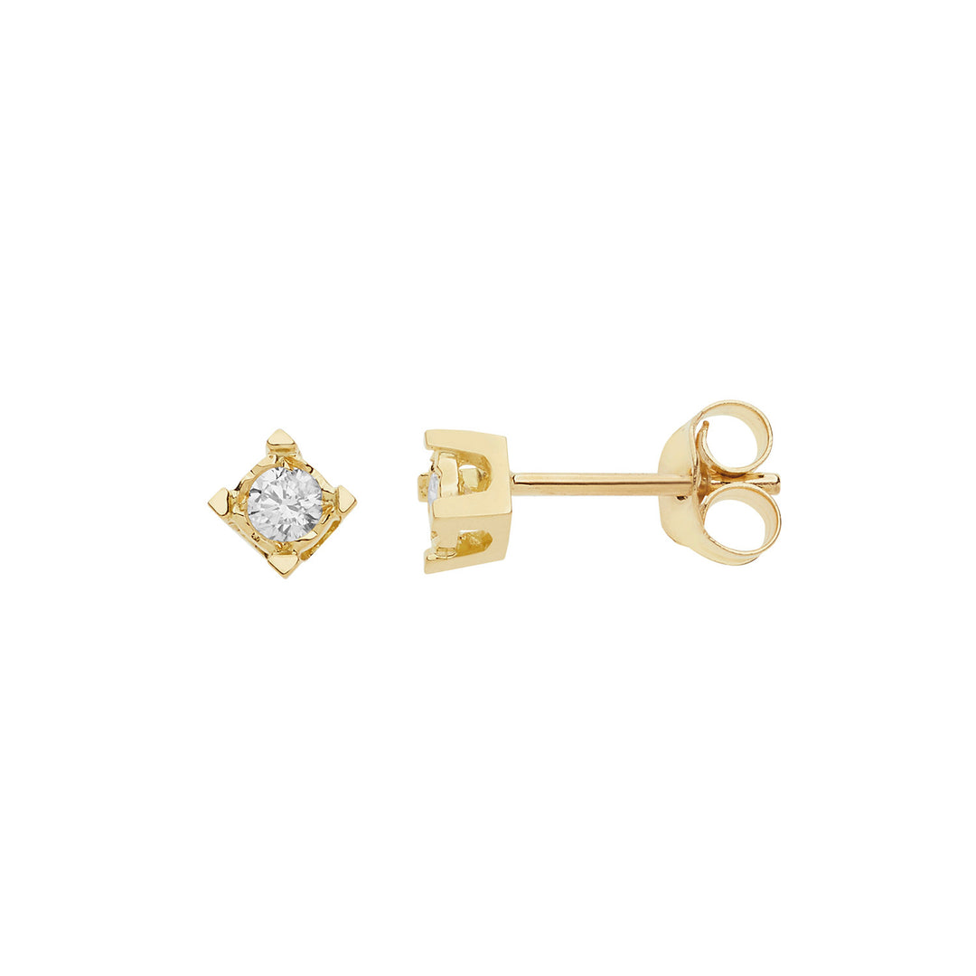 Comete Orecchini Punti luce diamantati in Oro e Diamanti ORB1004G