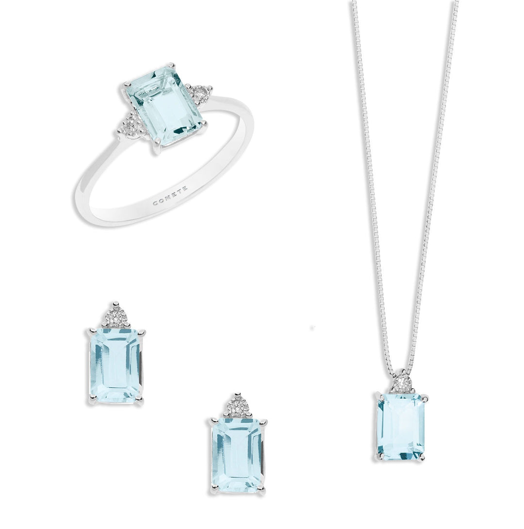 Collier, bague et boucles d&
