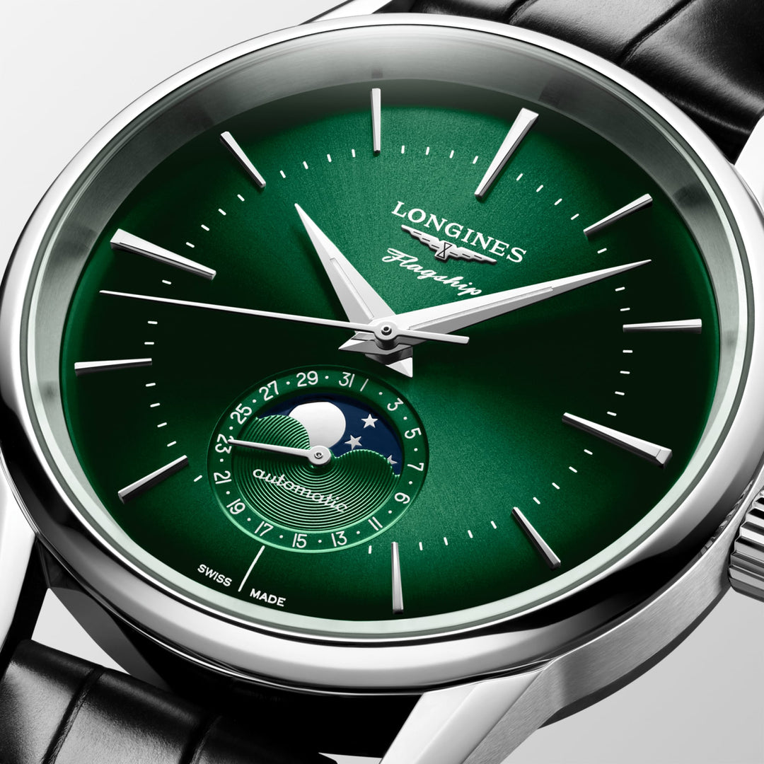 LONGINES – FLAGGSCHIFF HERITAGE MONDPHASE – L4.815.4.02.2
