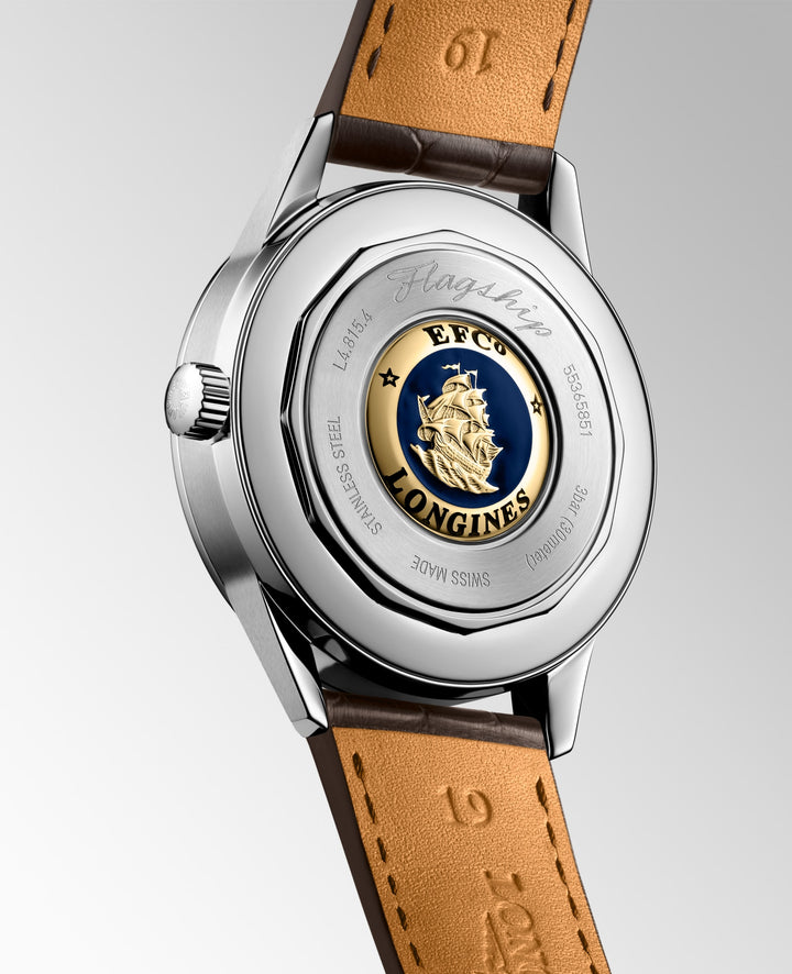 Longines orologio Flagship Heritage Moonphase 38.5 mm L4.815.4.62.2