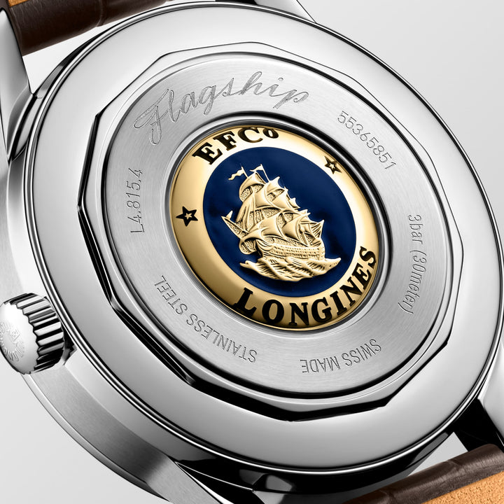 Longines orologio Flagship Heritage Moonphase 38.5 mm L4.815.4.62.2