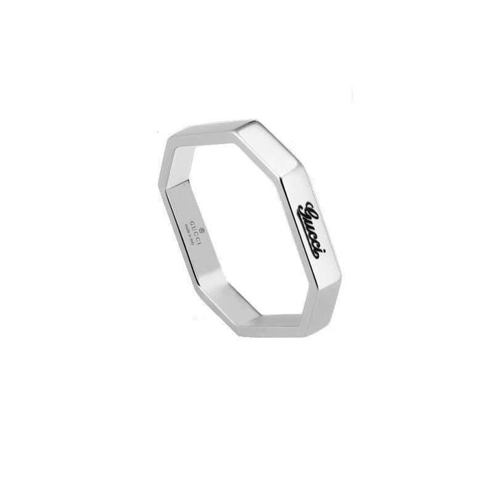 Bague Gucci en or blanc 18 carats taille 24 201946 J8500 9000