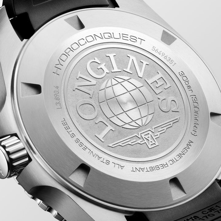 Longines orologio Hydroconquest Gmt 43 mm L3.890.4.56.9