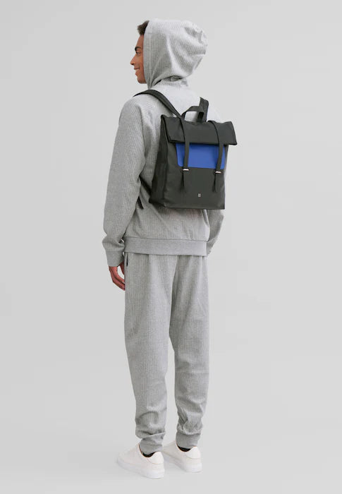 DUDU Bunter Lederrucksack für Männer und Frauen, großer weicher Rucksack, 14 l, viele Taschen, lässiges Sportdesign