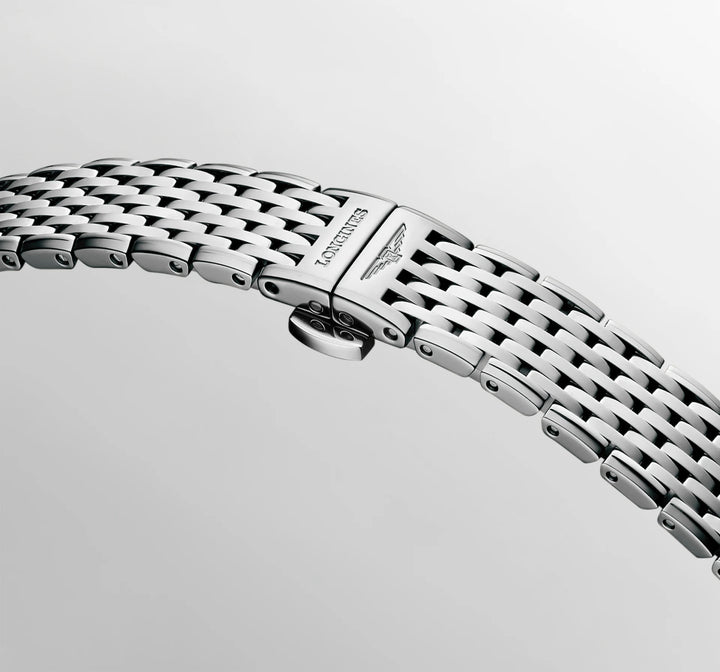 Longines orolgio La Grande Classique De Longines 38mm bianco quarzo acciaio L4.866.4.11.6