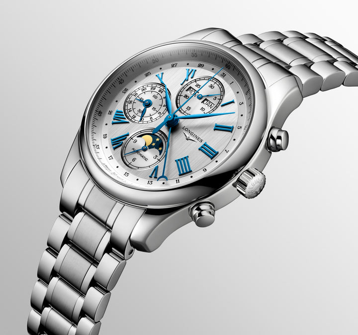 Longines orologio The Longines Master Collection Chrono Moonphase 42 mm L2.773.4.71.6