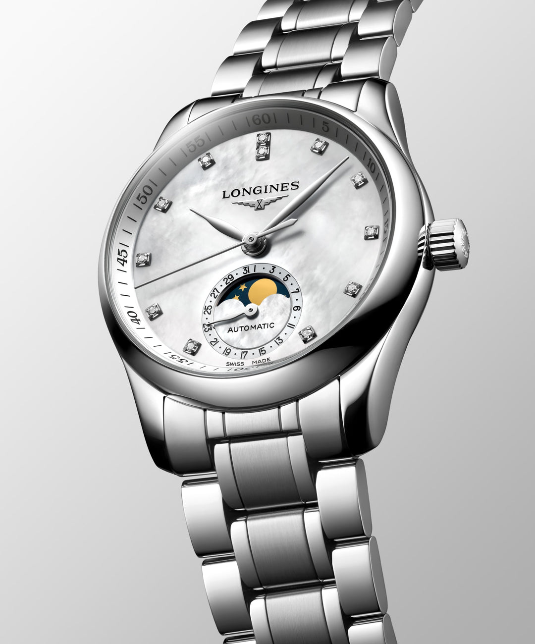 Longines orologio The Longines Master Collection Moonphase 34 mm L2.409.4.87.6