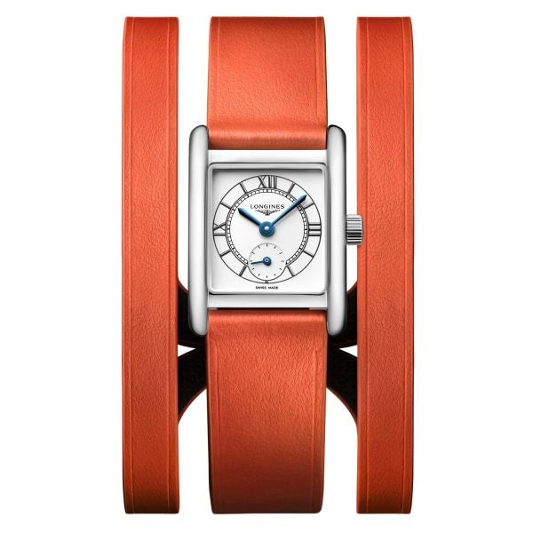 Montre Longines Mini Dolcevita 21.50x29.00 acier quartz argenté L5.200.4.71.0