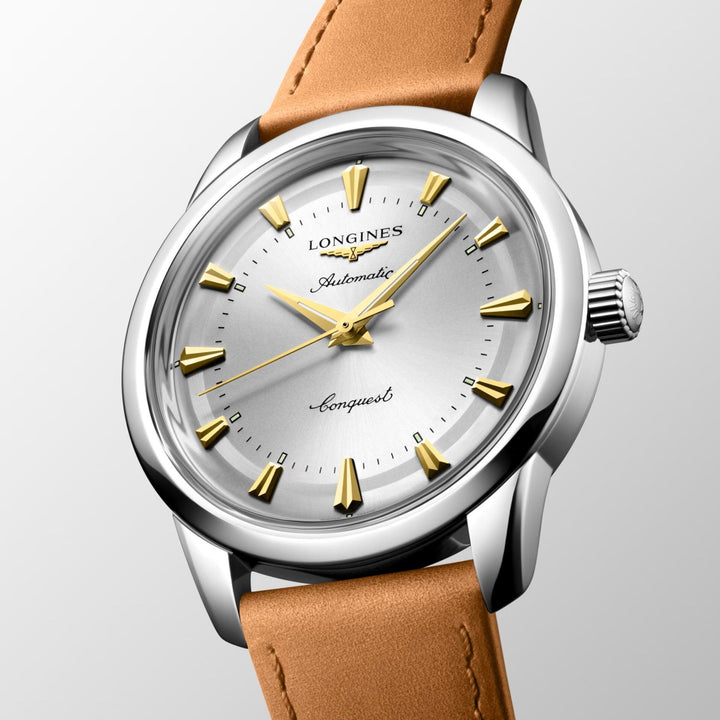 Longines Conquest Heritage Uhr 40 mm Silber Automatik Stahl L1.650.4.72.2 – Capodagli 1937