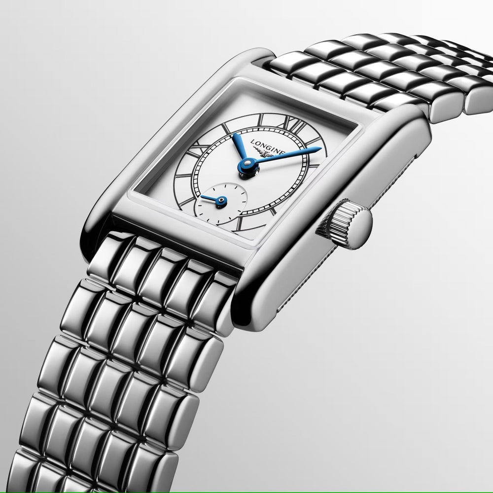 Longines Mini Dolcevita Uhr 21,5 x 29 mm Silber Quarzstahl L5.200.4.75.6 – Capodagli 1937